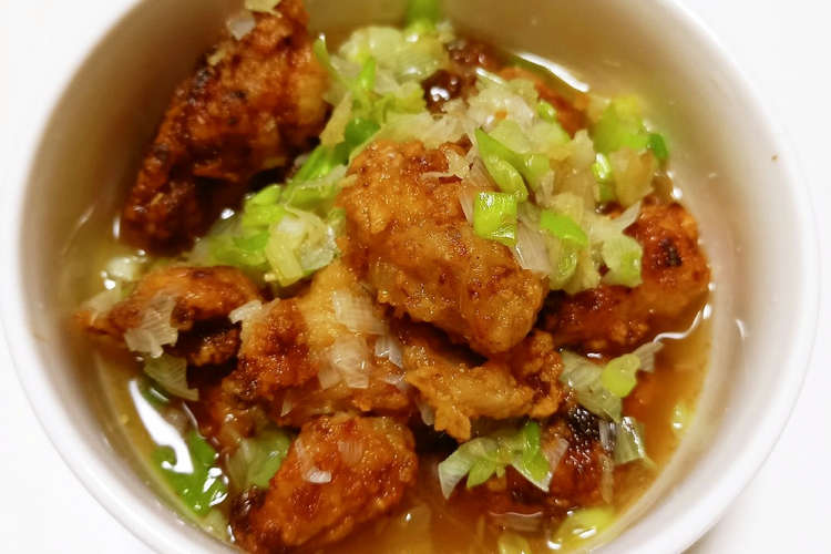 サッパリ 唐揚げのネギおろしポン酢 レシピ 作り方 By ポテチ犬 クックパッド 簡単おいしいみんなのレシピが372万品