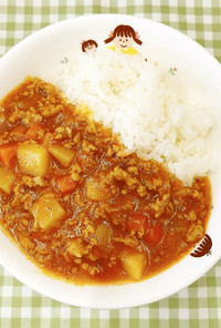 保育園給食★米粉のキーマカレー