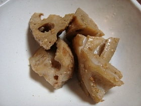 蓮根ゴマ煮