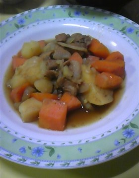 コーラでかんたん肉じゃが