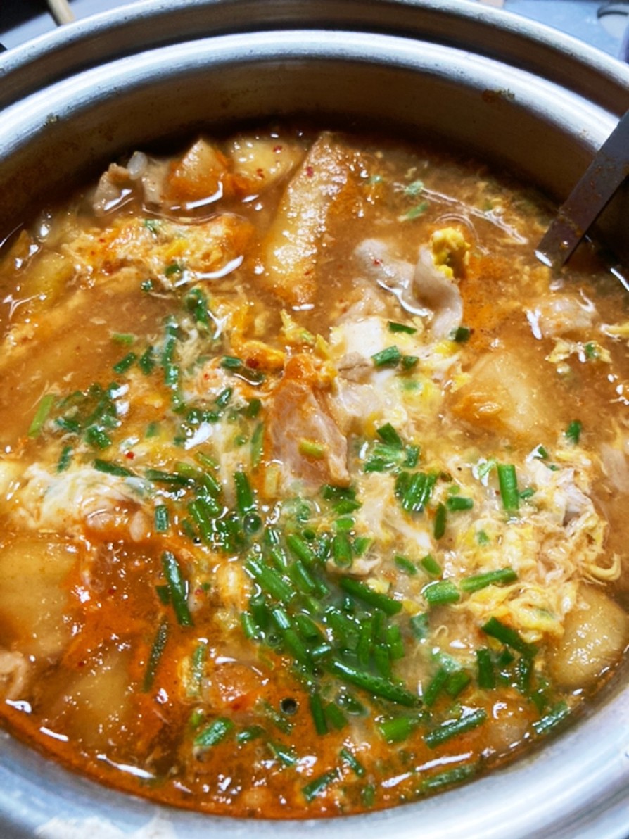 ジョイフルレシピ:キムチ雑炊の画像