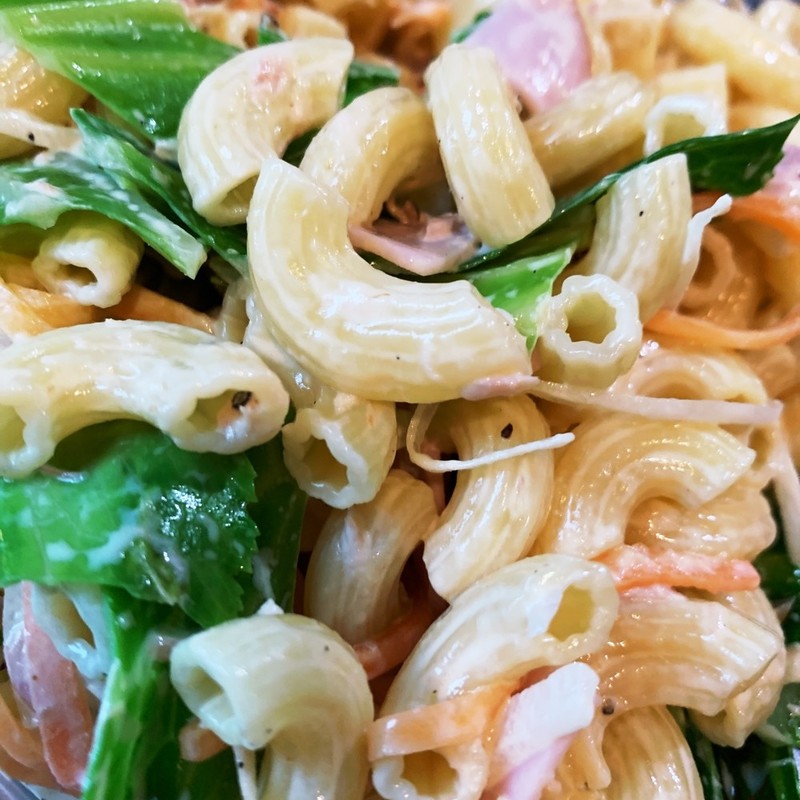 マグロのピクルスマカロニサラダのレシピ