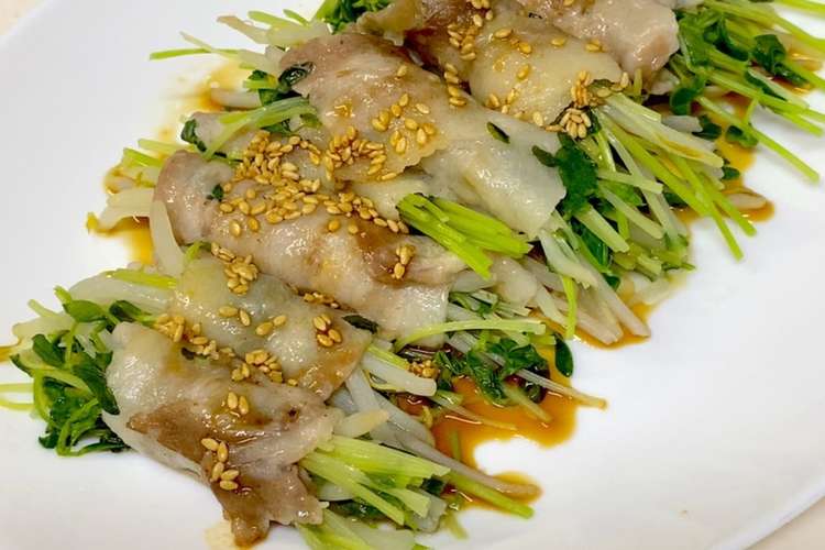 レンチン 豆苗ともやしの豚バラ肉巻き レシピ 作り方 By めめっち クックパッド 簡単おいしいみんなのレシピが375万品