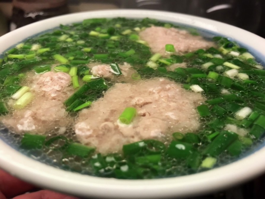 肉団子の中華スープの画像