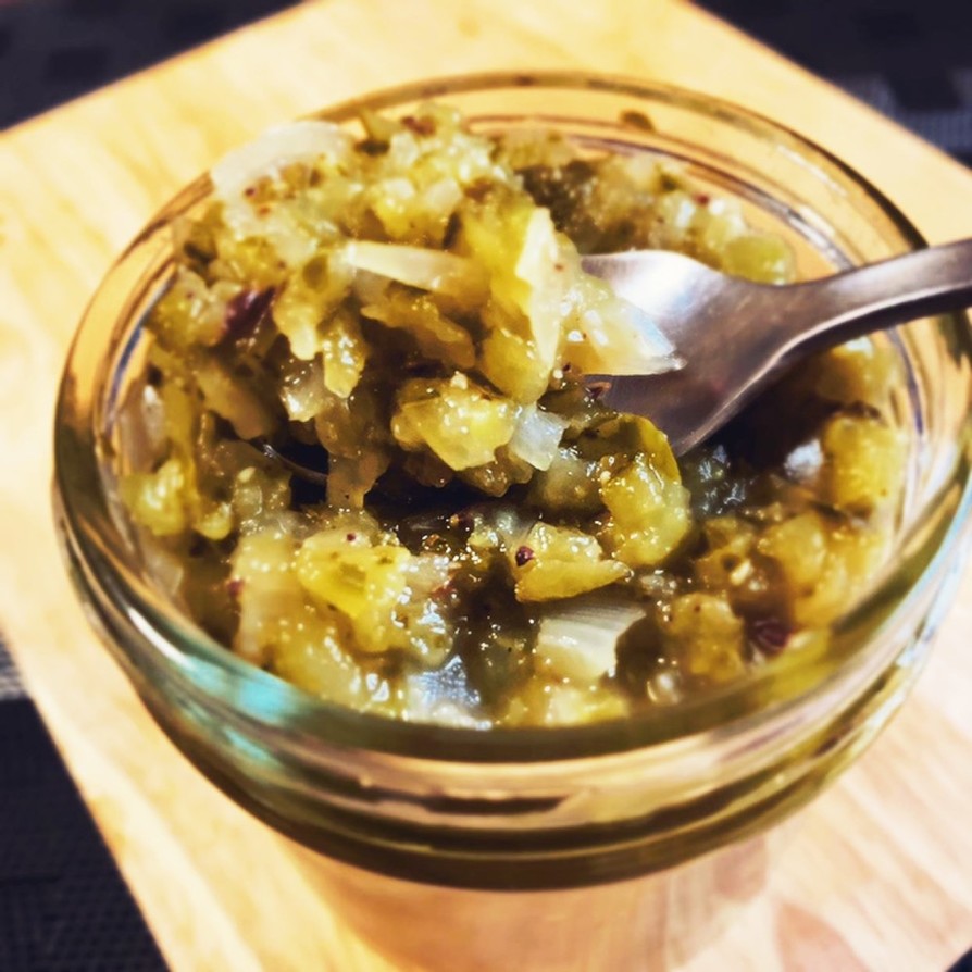 スパイスクランベリーと洋梨のレリッシュレシピ