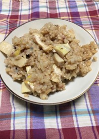 雑穀米入り　たけのこご飯（圧力鍋使用）