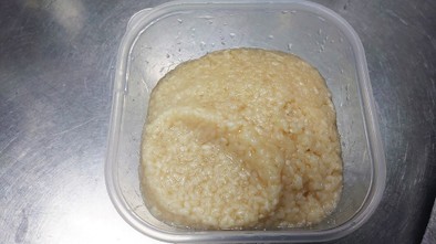 素粒水 簡単米麹 の写真