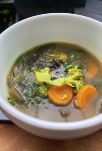 ターメリック香る緑黄色野菜スープ