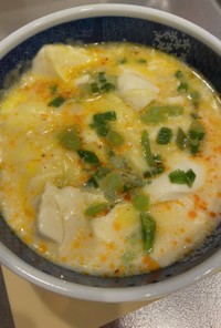 ピリ辛チーズ卵豆腐