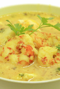 海エビのスープ〜ペルー料理