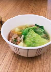 【大崎市】レタスのスープ【学校給食】