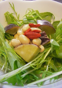 健康美人☆さつま芋と大豆のサラダ