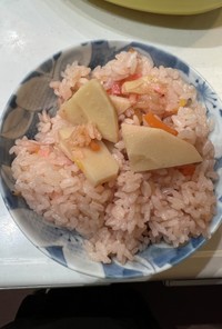 筍と桜エビの炊き込みご飯