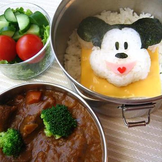 保温用キャラ弁 ミッキー カレー弁当 レシピ 作り方 By 浜っ子 クックパッド 簡単おいしいみんなのレシピが350万品