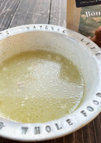 犬の手づくりご飯：健康的なクレンズスープ