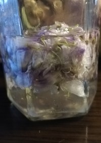 藤の花の酒シロップ煮