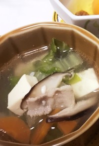 塩麹で作る野菜スープ