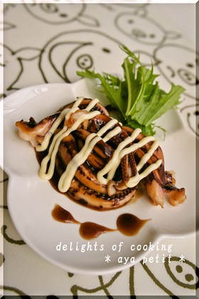 ♢ イカげその照り焼きマヨネーズ ♢