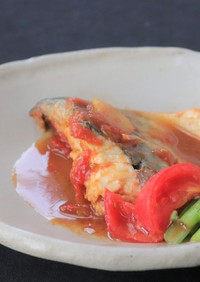 鯖のトマト味噌煮