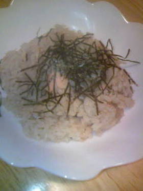 鮭とごぼうとまいたけの炊き込みごはん