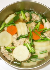 大根鶏肉のスープ煮♪簡単食べすぎ漢方薬膳