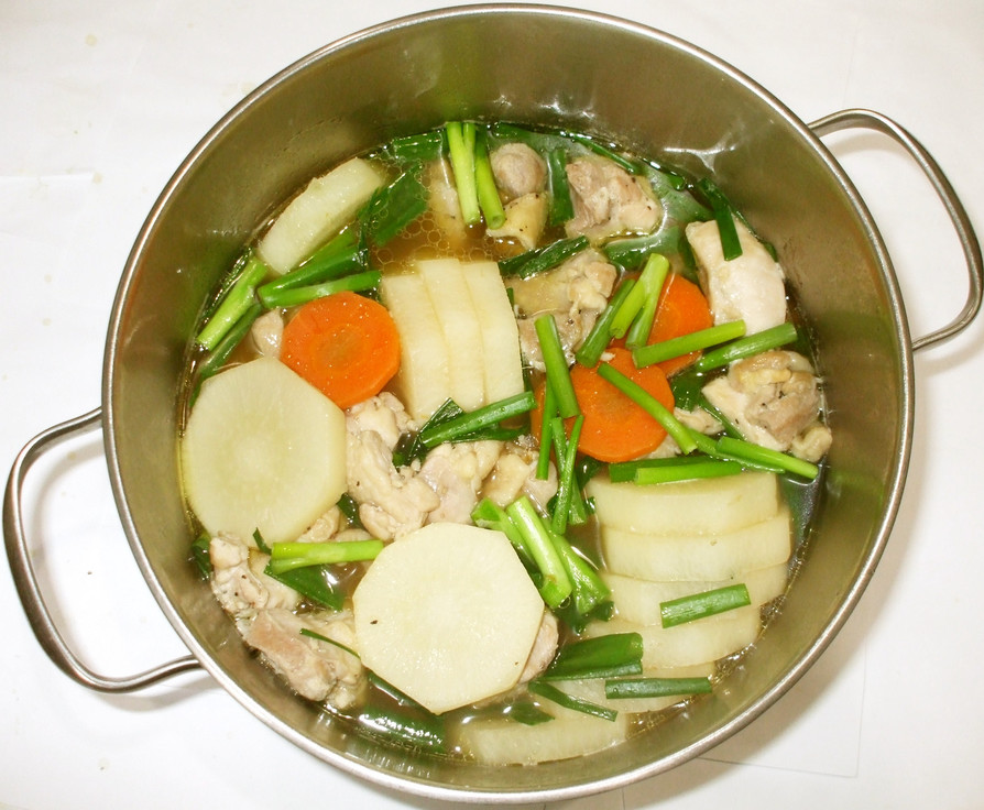 大根鶏肉のスープ煮♪簡単食べすぎ漢方薬膳の画像