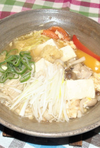【ひとり鍋】豆腐と鶏肉のトロトロ煮