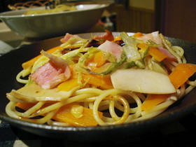 白菜漬けで絶品パスタ!