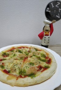 ☆たけのことバジルソースのピザ☆