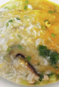 タイ米の親子雑炊