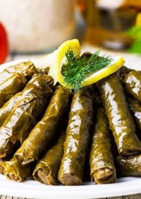 トルコ料理•葡萄の葉のハーブライス包み