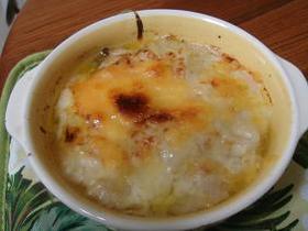 白菜ときのこの豆乳グラタン