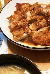 簡単☆鶏もも肉の甘辛焼