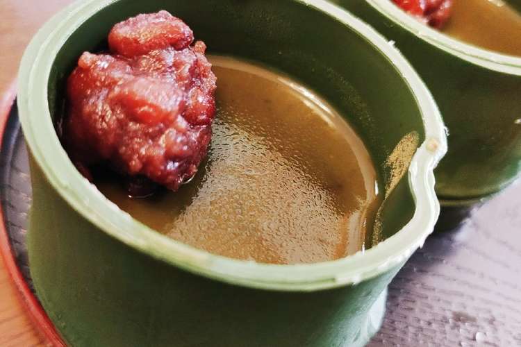 とろっとろっ 抹茶の水ようかん レシピ 作り方 By 3つ子のビッグボス クックパッド 簡単おいしいみんなのレシピが375万品