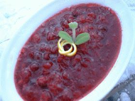 Citrusy Cranberryソース