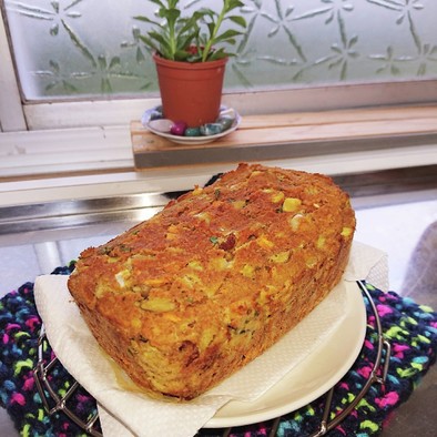 インド風おからパウンドケーキの写真