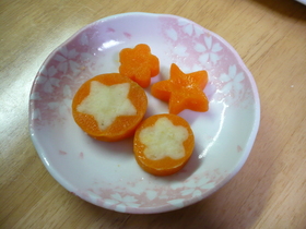 お弁当に✿マッシュポテトinにんじん