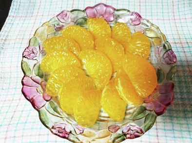柑橘類の剥き方の写真