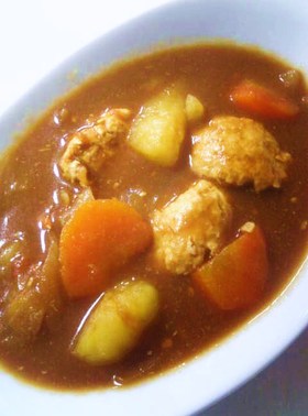 鶏団子で✿デミ✿トマ✿シチュー