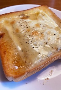 主婦の朝食☆チーズハニーバタートースト