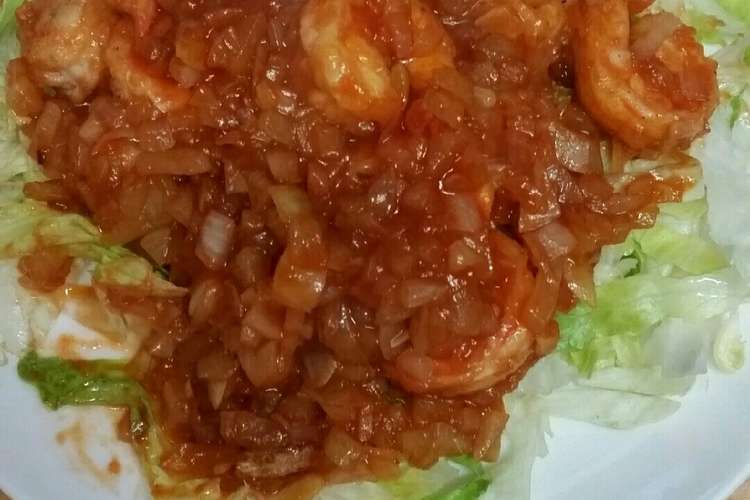 新玉ねぎでボリュウム満点のエビチリ レシピ 作り方 By クックmayo クックパッド 簡単おいしいみんなのレシピが373万品