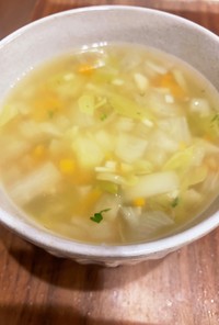 心にきく　ほっこり野菜スープ