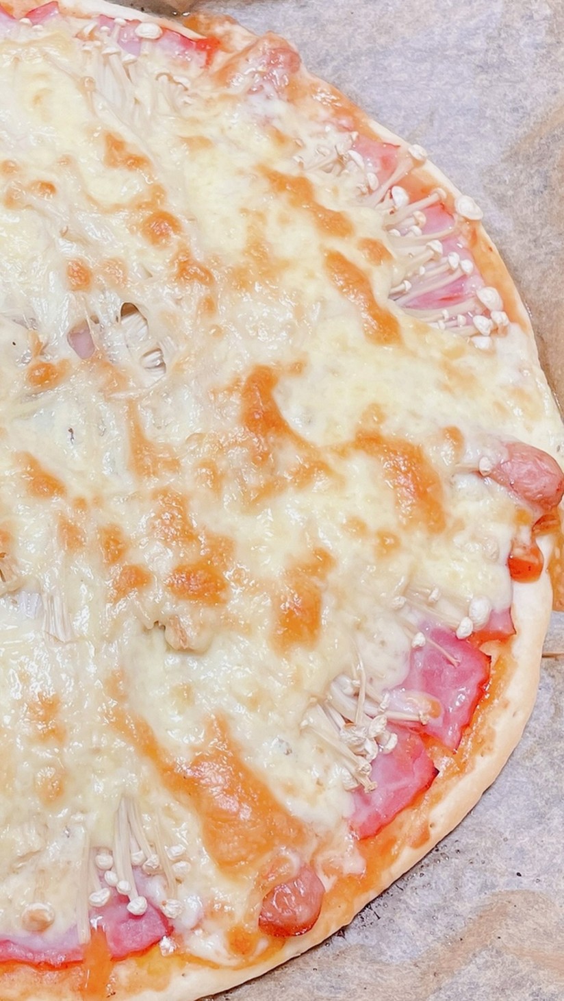 簡単！美味しい！ゴマ油入りのピザ生地の画像