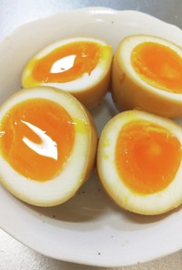 せいろ蒸し卵(蒸籠蒸し7分の卵)で味玉！