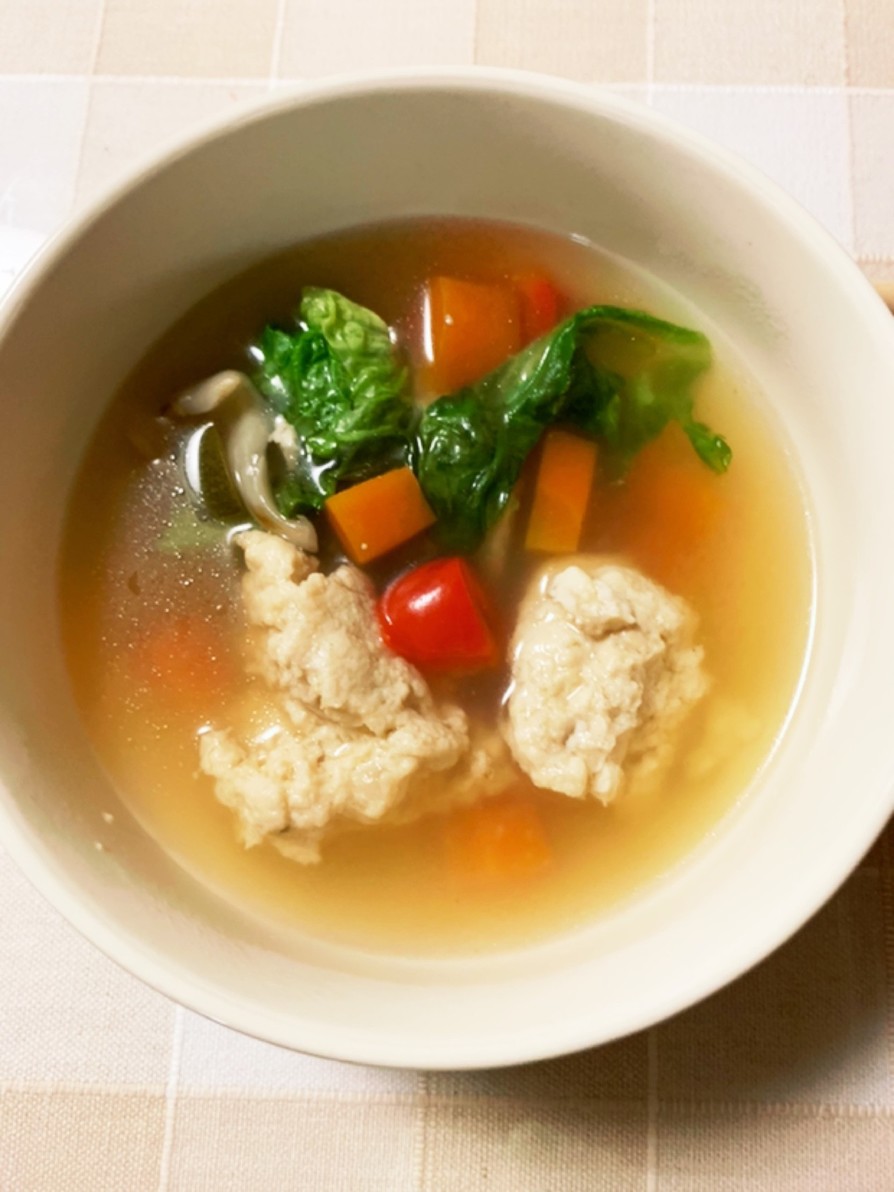 ふわふわ団子スープの画像