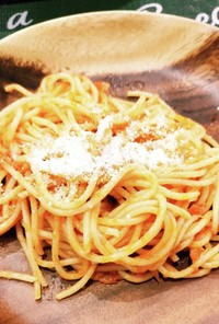 ツナとトマトソースのスパゲッティ