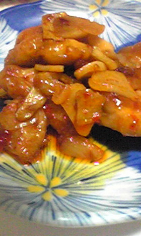 ピリ辛☆鶏肉炒め