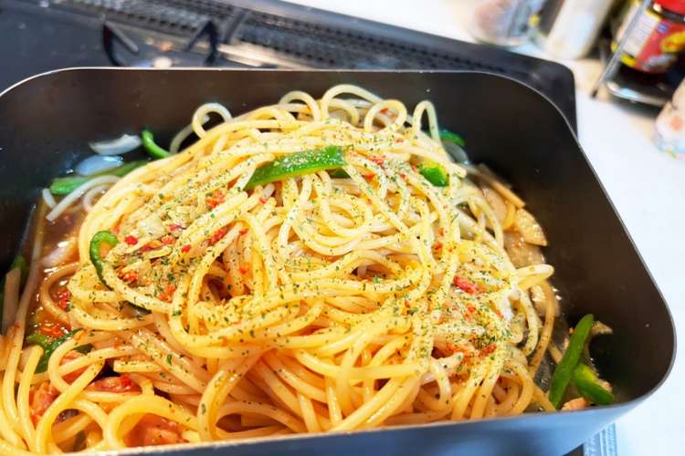 メスティンで水漬けナポリタンのキャンプ飯 レシピ 作り方 By ウクレレおじさん クックパッド 簡単おいしいみんなのレシピが375万品