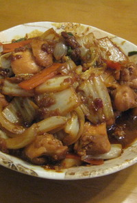 ★手軽に韓国★プルコギ風　鶏肉の炒め物
