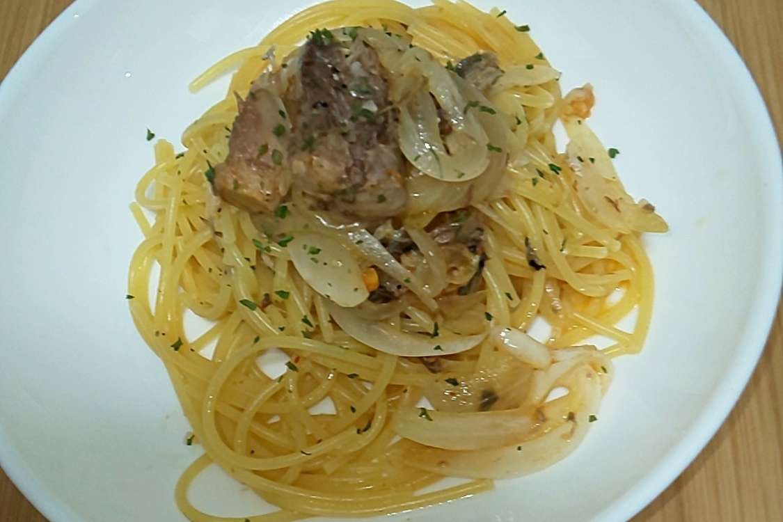 サバ缶と玉ねぎの絶品パスタ レシピ 作り方 By すぎひのき クックパッド 簡単おいしいみんなのレシピが379万品